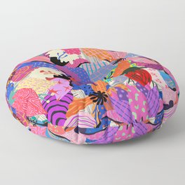 Flower pattern. Floor Pillow