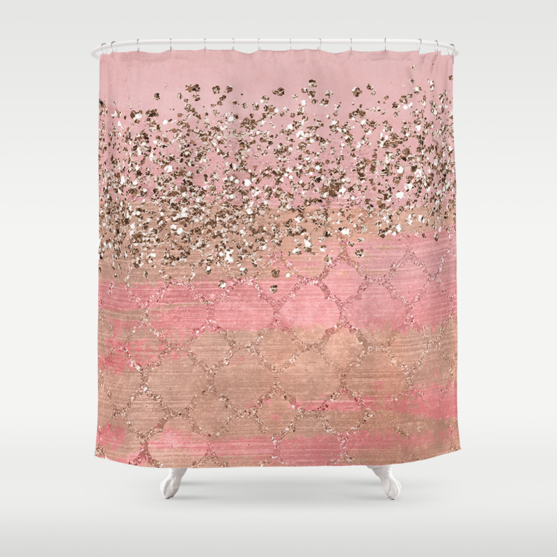 Pink Moroccan Princess Shower Curtain