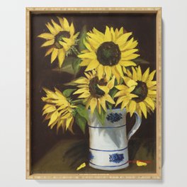Sunflowers  Serving Tray