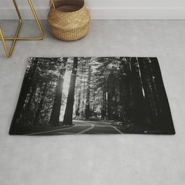 Avenue of the Giants Photograph Rug