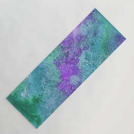 Galaxy - Purple & Green Yoga Mat