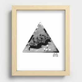 R.I.N.P. (Revolution Is Never Peaceful) Recessed Framed Print