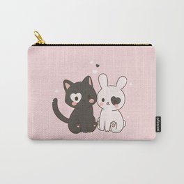 Cat & Bunny Love Carry-All Pouch