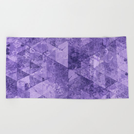 Abstract Geometric Background #17 Beach Towel