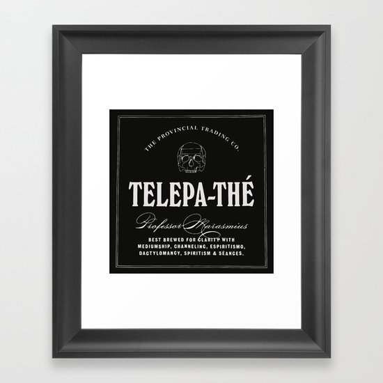 TELEPA-THÉ Framed Art Print