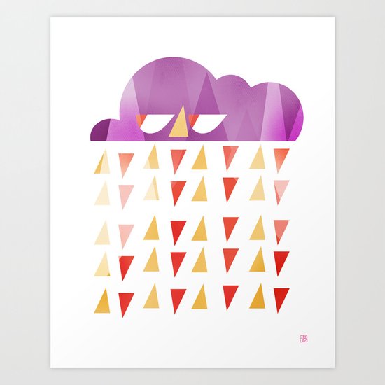 Lightning Storm Art Print