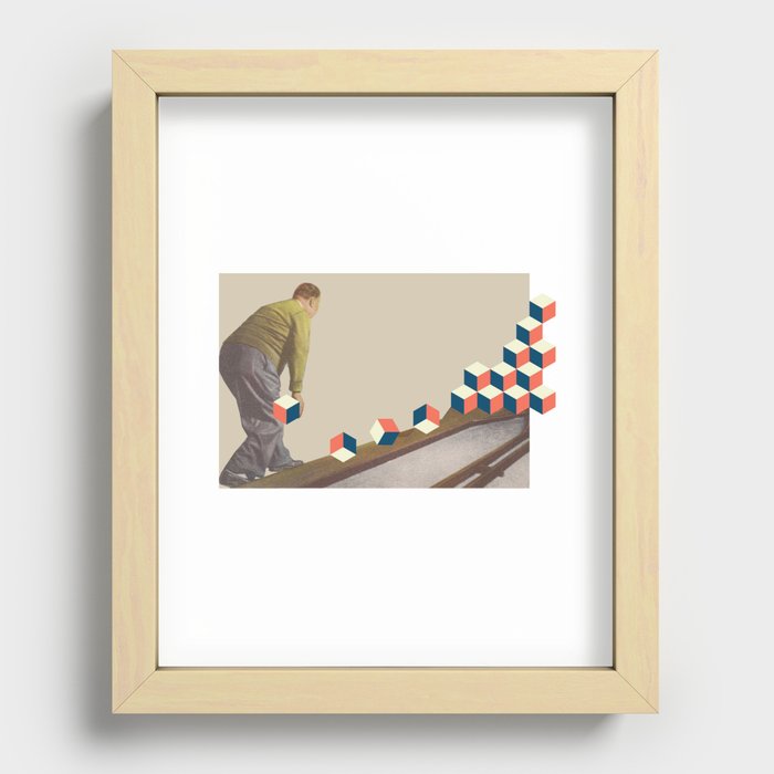 The bowler Recessed Framed Print
