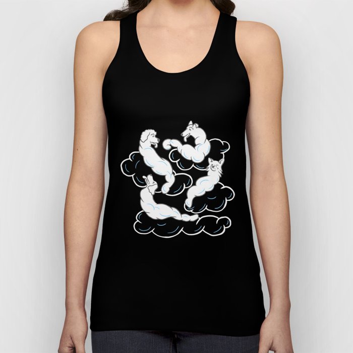 Cloudy Dogs Tank Top