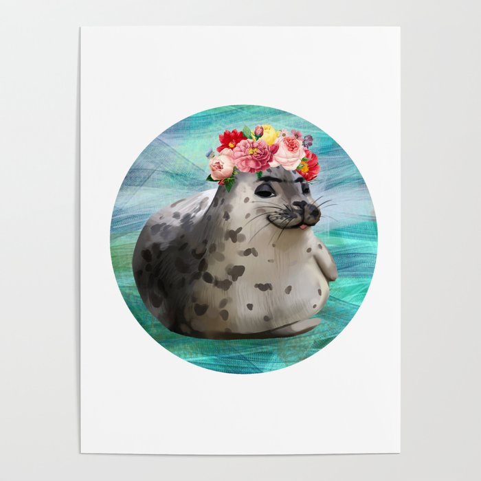 Frida Kahlo Seal Poster