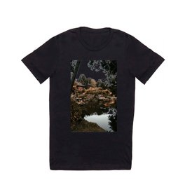 Japanese Tea Garden T-shirt | Digital, California, Sight, Orange, Photo, Red, Colors, Reflection, Japaneseteagarden, Garden 