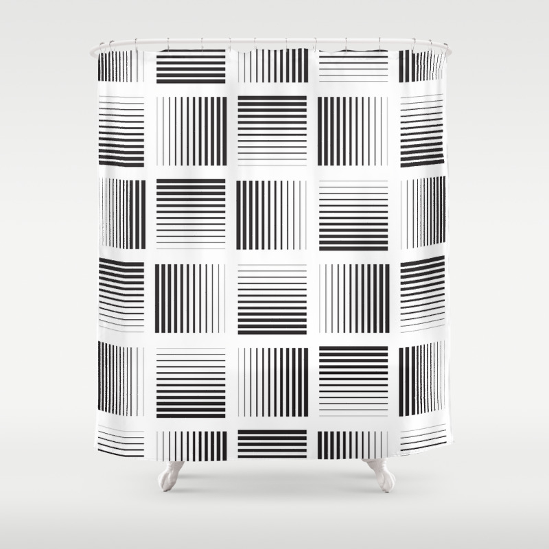 Weaving Lines In Square Home Decor Shower Curtain By Diardo Society6