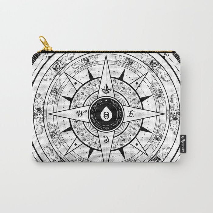 Compass Rose Carry-All Pouch
