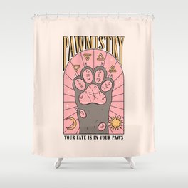 Pawmistry Shower Curtain