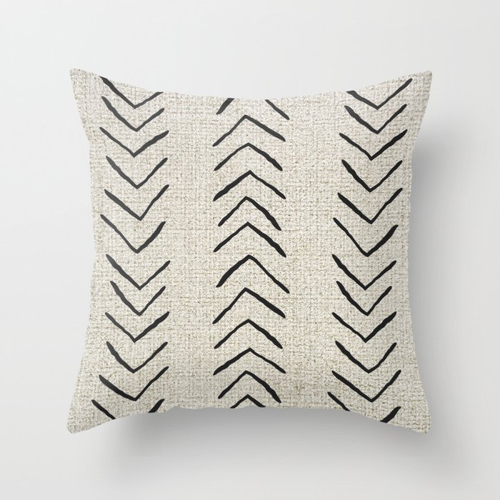 Minimal Arrow Pattern  Throw Pillow