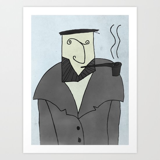 Captain Ahab Art Print