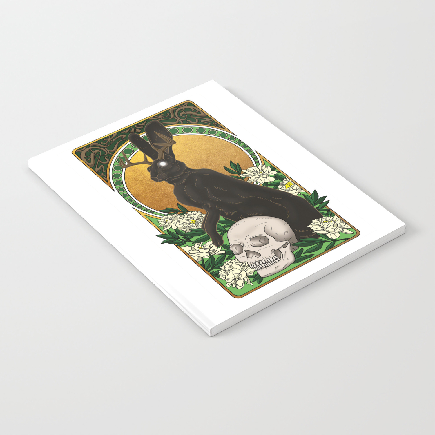 Guardian Of Light And Death Notebook By Firlefanz Design Society6