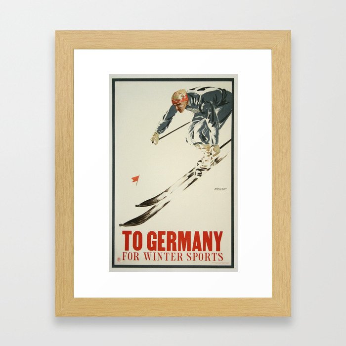 Germany for Winter Framed Art Print
