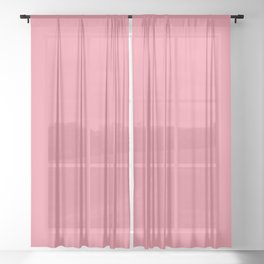 Pink Watermelon Sheer Curtain