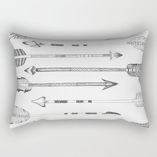 Hand drawn arrows Rectangular Pillow