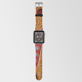 Authentic Aboriginal Art - Untitled Apple Watch Band