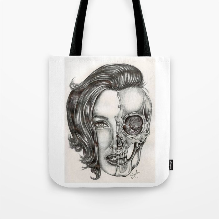 Half Dead - Angelina Jolie x Scull Tote Bag by Somita