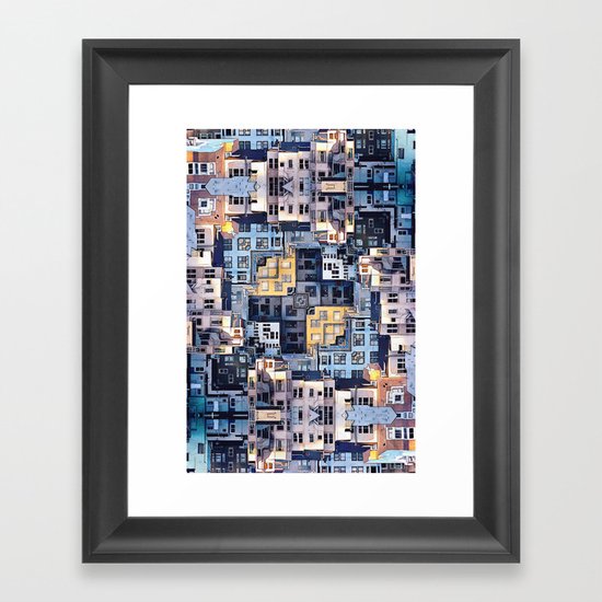 Community of Cubicles Framed Art Print