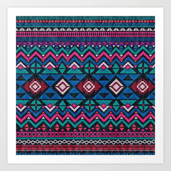 Aztec Forever Art Print