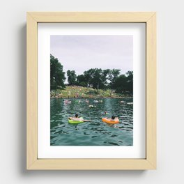 Barton Springs Recessed Framed Print