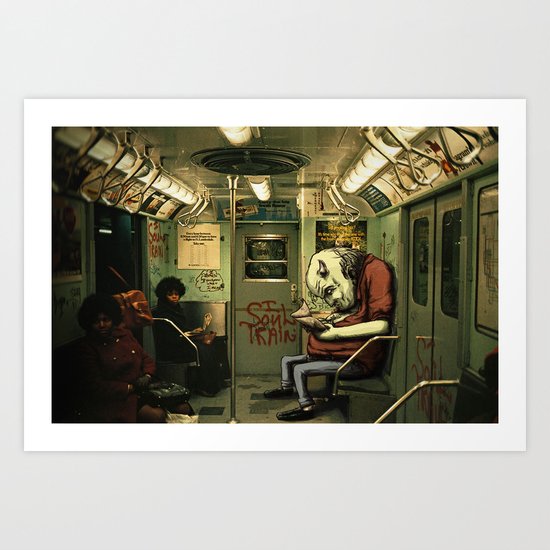 metro monster Art Print