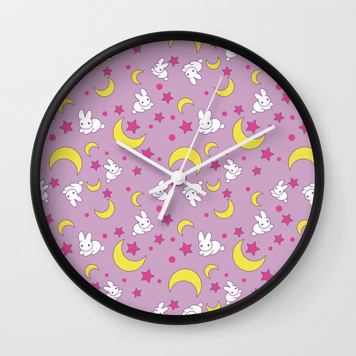 Usagi S Pattern Old Style Wall Clock By Trigun29 Society6