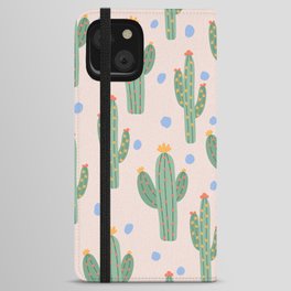 Happy Cactus iPhone Wallet Case