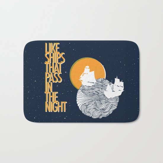 Like ships that pass in the night Bath Mat