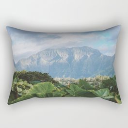 Hawaiian Mountains Rectangular Pillow