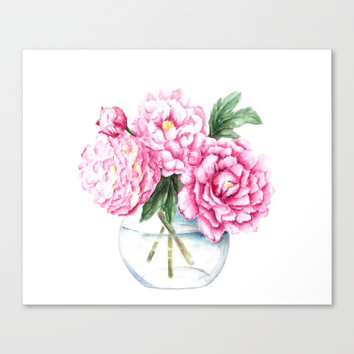 Buy Peonies In the Louis Vuitton Trunk Art Print Peony Painting Pink Flower  Art of watercolor painting Online at desertcartINDIA