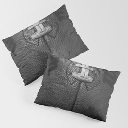 Big American Football - black &white Pillow Sham