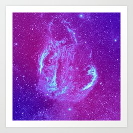 Swan Supernova Art Print | Nebula, Gradient, Cosmic, Color, Colors, Astronomy, Space, Stardust, Galaxy, Supernova 