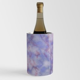 Modern lavender lilac rose gold marble Wine Chiller