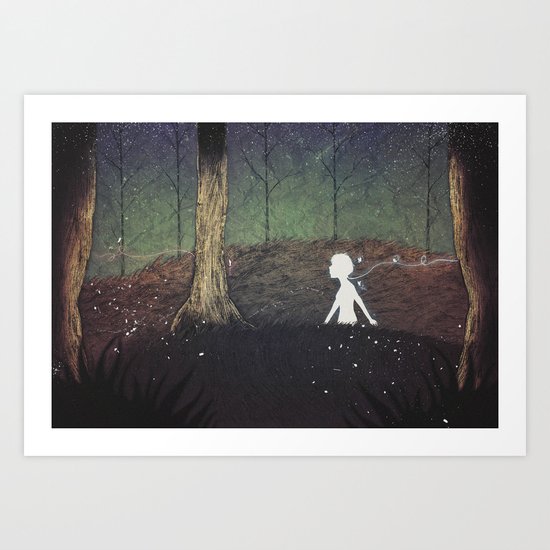 The Paper Forest Art Print