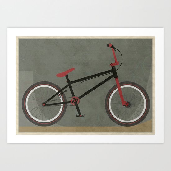 BMX Bike Art Print