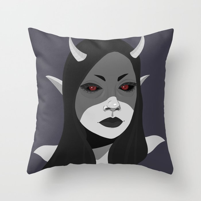 She-Devil Throw Pillow