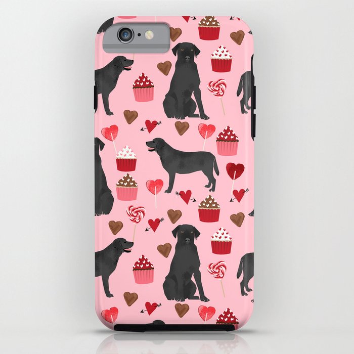 Black Lab valentines day pattern gifts dog pattern with ...