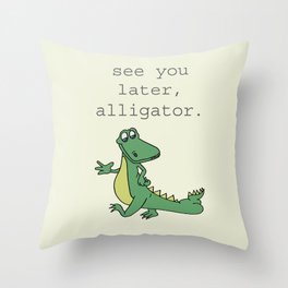 See you later, Alligator!  Deko-Kissen