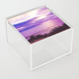 Sweet Lavender Sunset Cliffs, San Diego Acrylic Box