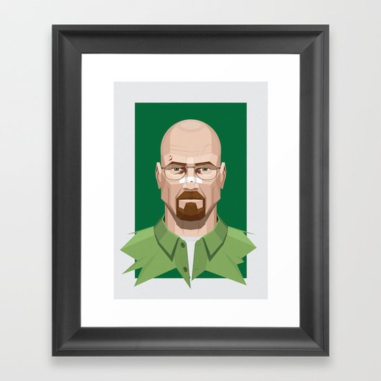 Breaking Bad - Walter White Beaten Up Framed Art Print