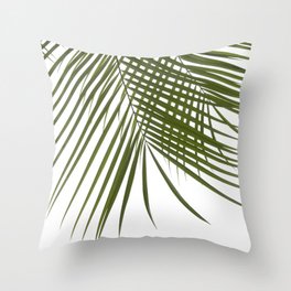 Palm Leaves I Throw Pillow
