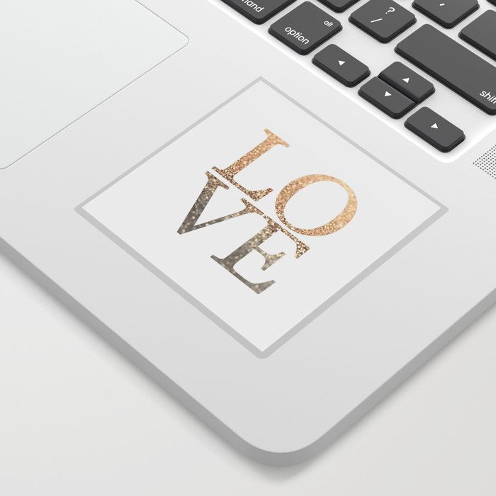 GOLD LOVE Framed Mini Art Print by Monika Strigel | Society6