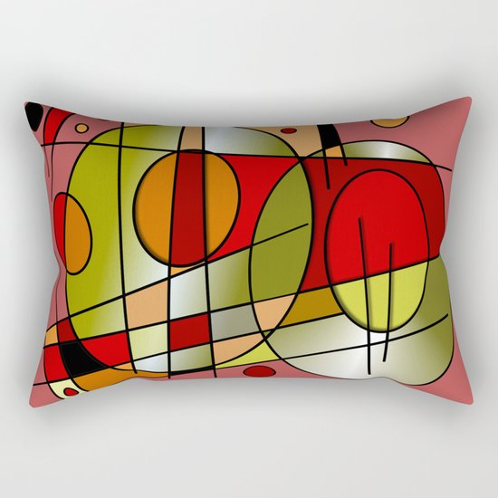 Abstract #48 Rectangular Pillow