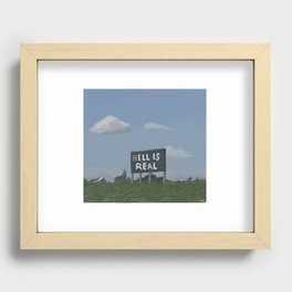 hell is real Recessed Framed Print
