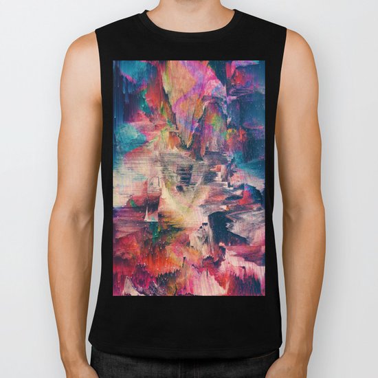Glitch like that Biker Tank