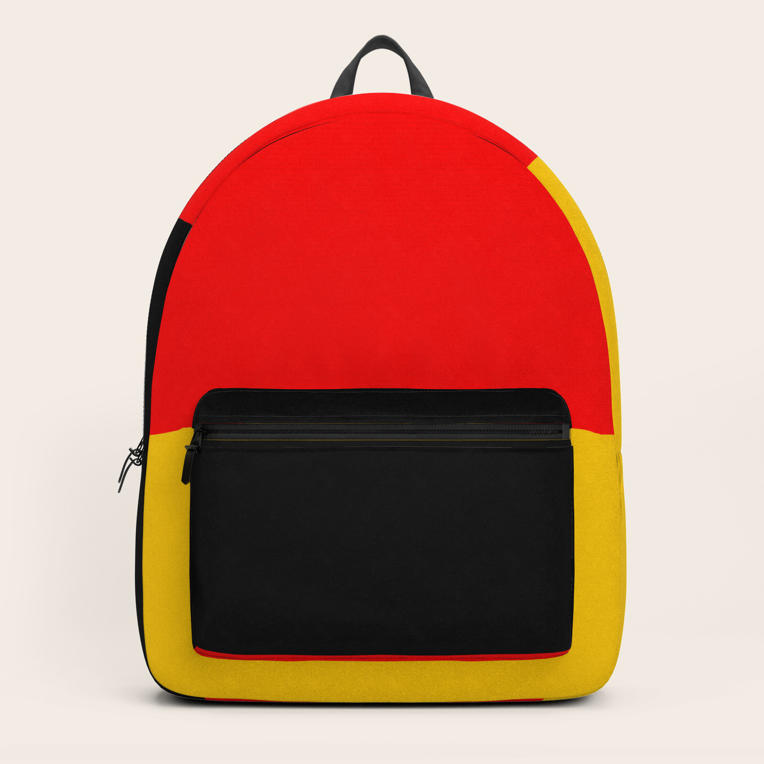 red blue yellow backpack